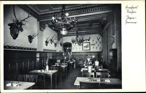 Ak Berlin Mitte, Bierhaus Siechen, Jägerzimmer, Behrenstraße 24