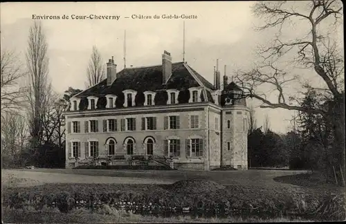 Ak Cour-Cheverny Loir-et-Cher, Château du Gué de la Guette