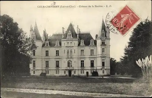 Ak Cour-Cheverny Loir-et-Cher, Château de la Sistière