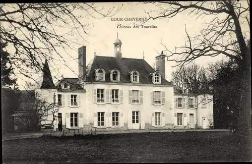 Ak Cour-Cheverny Loir-et-Cher, Château des Tourelles