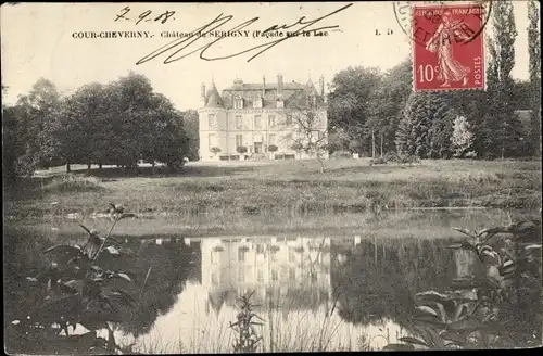 Ak Cour-Cheverny Loir-et-Cher, Château de Serigny