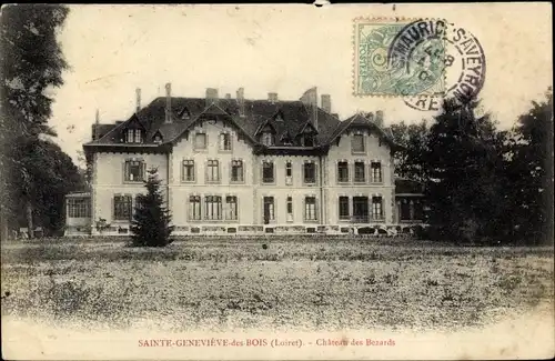 Ak Sainte Genevieve Loiret, Château des Bezars