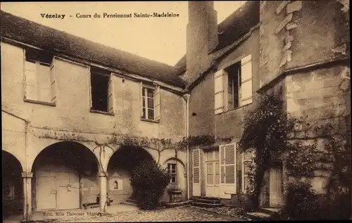 Ak Vézelay Yonne, Pensionnat Sainte Madeleine