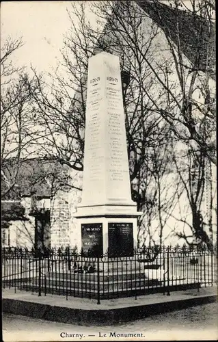 Ak Charny Yonne, Le Monument