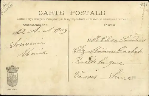 Ak Villemoisson sur Orge Essonne, Perray Vaucluse, La Garenne