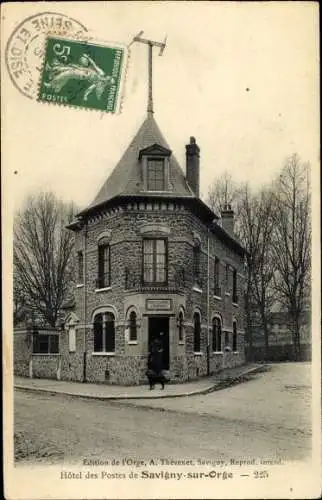 Ak Savigny sur Orge Essonne, Hôtel des Postes