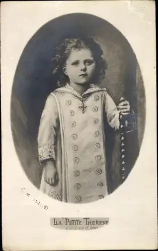 Künstler Ak La Petite Therese, Kinderportrait