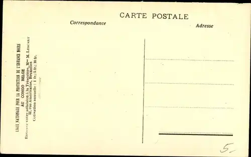 Ak Lisala DR Kongo Zaire, Un coin du camp d'instruction en 1901