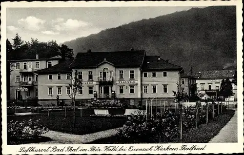 Ak Bad Thal Ruhla im Wartburgkreis, Blick auf das Kurhaus Thalfried, E. Reif