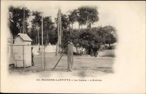 Ak Maisons Laffitte Yvelines, Le Camp, L'Entree