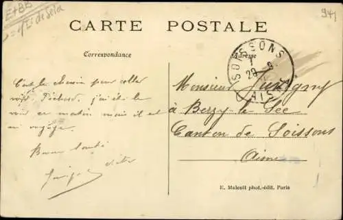 Ak Malakoff Hauts de Seine, Vue Générale et Porte de Courcelles