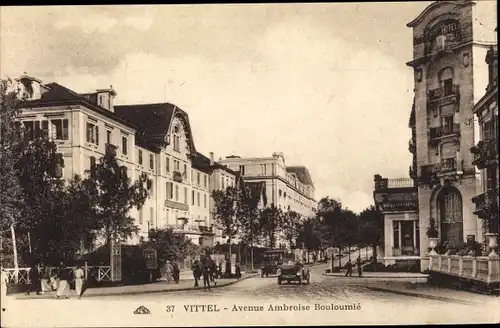 Ak Vittel Lothringen Vosges, Avenue Ambroise Bouloumié