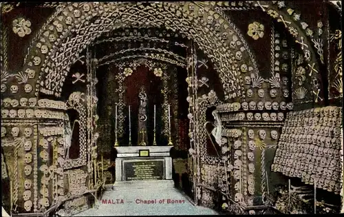 Ak Valetta Malta, Chapel of Bones