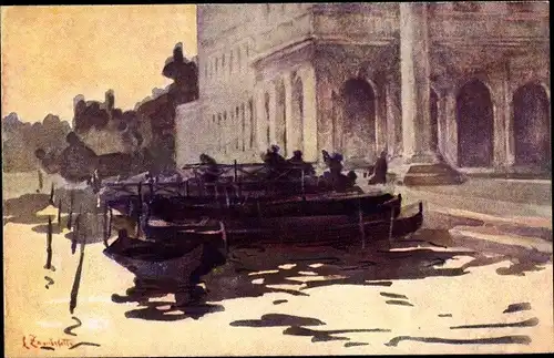 Künstler Ak Venezia Venedig Veneto, Portico del Palazzo Reale