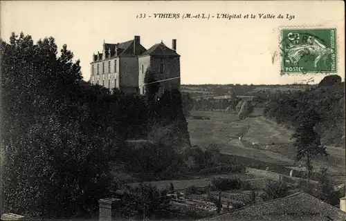 Ak Vihiers Maine et Loire, L´Hôpital et la Vallée du Lys