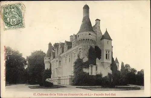 Ak Vernantes Ville au Fourier Maine et Loire, Le Château