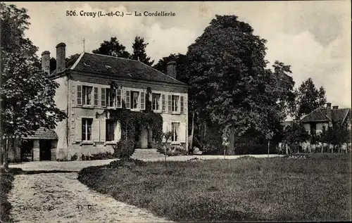 Ak Crouy sur Cosson Loir et Cher, La Cordellerie