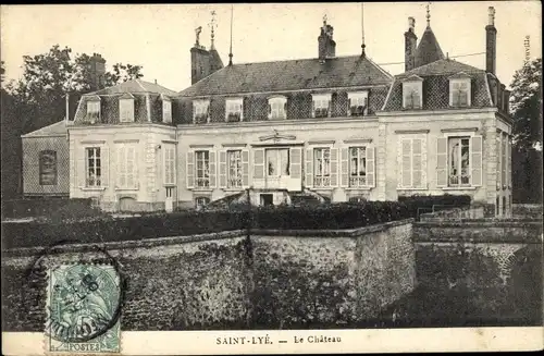 Ak Saint Lyé Loiret, Le Château