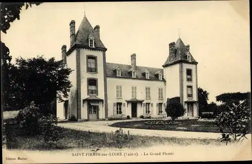 Ak Saint Firmé sur Loire, Le Grand Plessis