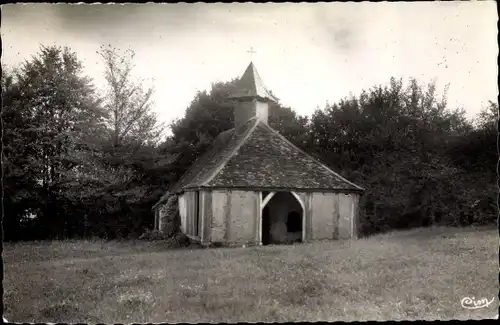 Ak Villiers Saint Benoit Yonne, Chapelle Sainte Reine