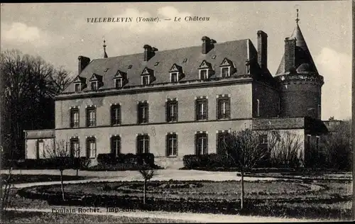 Ak Villeblevin Yonne, Le Château
