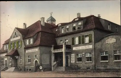 Ak Eibau Kottmar in der Oberlausitz, Hotel zum Hirsch, Inh. Robert Weide