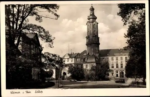 Ak Weimar in Thüringen, Schloss