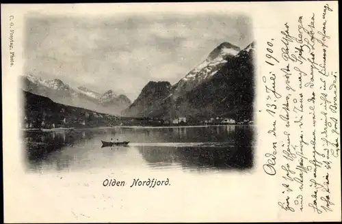 Ak Norwegen, Olden Nordfjord, Landschaft, Berge