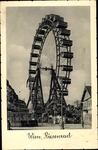 Ak Wien 2 Leopoldstadt, Prater, Riesenrad