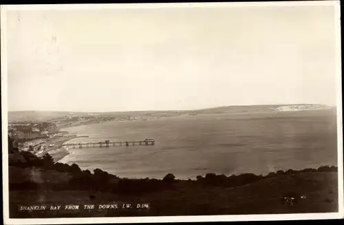 Ak Shanklin Isle of Wight South East England, Shanklin Bay from the Downs