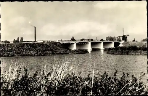 Ak Leerdam Südholland, Lingebrug