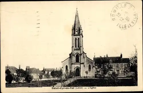 Ak Saint Cyr en Val Loiret, L´Église