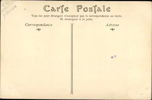 Ak Auxerre Yonne, Rue du Quatre Septembre, Ancienne Porte de la Ville