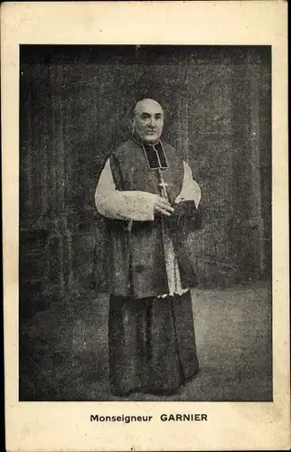 Ak Monseigneur Garnier, Eveque de Lucon Vendée, Intronisation 1916