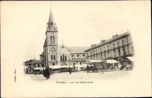 Ak Cusset Allier, La Cathédrale