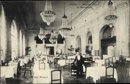 Ak Vichy Allier, Majestic Palace, Le Restaurant