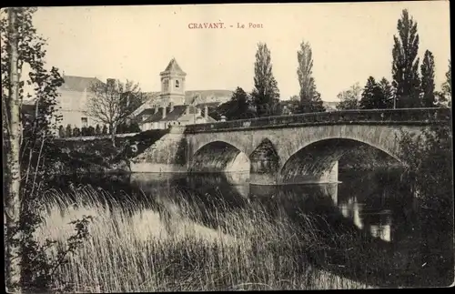 Ak Cravant Yonne, Le Pont