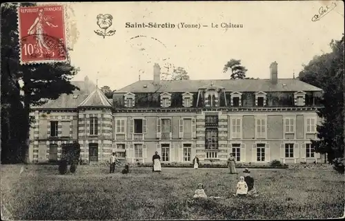 Ak Saint Sérotin Yonne, Le Chateau