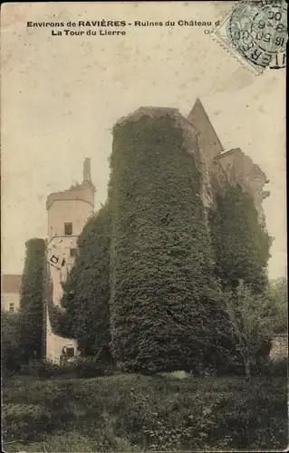 Ak Ravieres Yonne, La Tour du Lierre