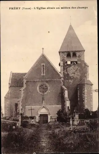 Ak Préhy Yonne, L'Eglise