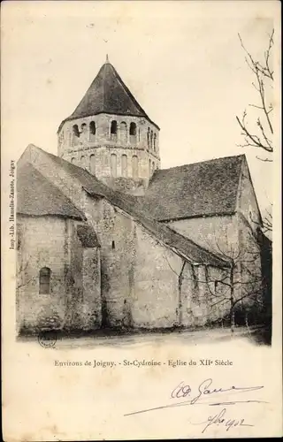 Ak Saint Cydroine Yonne, L'Eglise