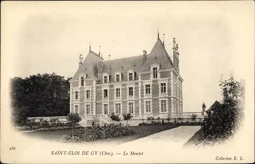 Ak Saint Éloi de Gy Cher, Le Montet, Château