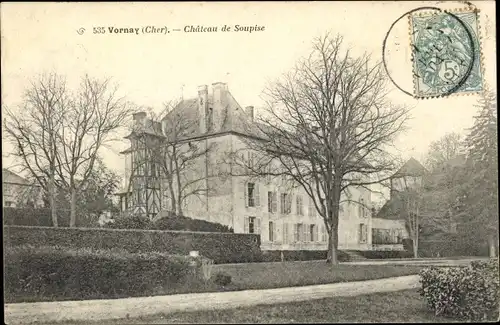 Ak Vornay Cher, Le Château de Soupise