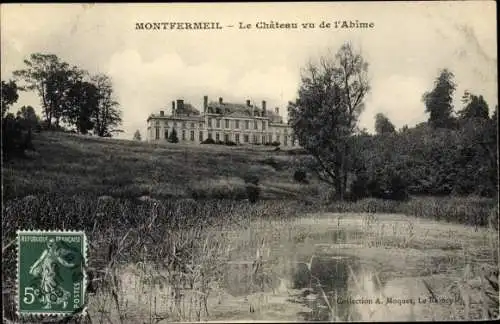 Ak Montfermeil Seine Saint Denis, Château sur l´Abîme