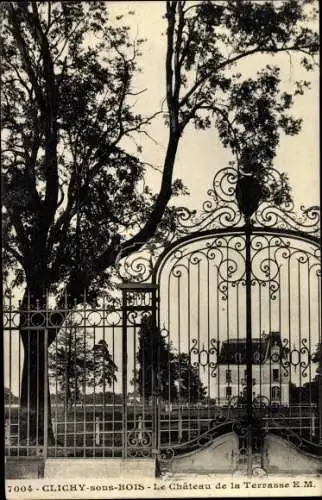 Ak Clichy sous Bois Seine Saint Denis, Château de la Terrasse