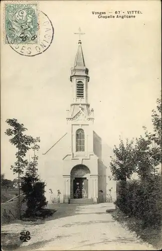 Ak Vittel Lothringen Vosges, Chapelle Anglicane