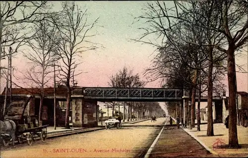 Ak Saint Ouen Seine Saint Denis, Avenue Michelet