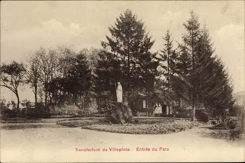 Ak Villepinte Seine-Saint-Denis, Sanatorium, Entrée du Parc