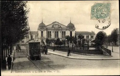 Ak Saint Denis Seine Saint Denis, Salle des Fêtes