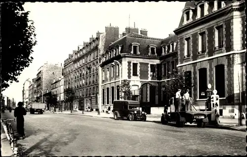 Ak Pantin Seine Saint Denis, Rue de Paris, Banque de France